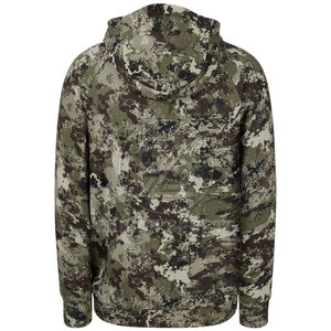 Sudadera interior cálida y duradera para hombre con patrón de camuflaje en negrita costuras fuertes y escote con capucha para invierno - Product Image 2