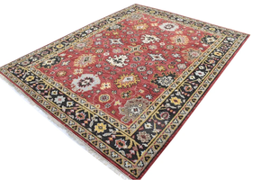 2024 Best Deal Oushak Alfombra de lana hecha a mano Floral Diseño moderno Tradicional Colorido Alfombra grande para habitación Hecho de algodón Yute Direct - Product Image 2