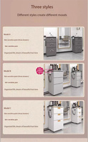 Armoire à outils de salon de coiffure Yicheng Beauty Wholesale, table à outils spéciale pour salon de coiffure, armoire à tiroirs de type étagère pour salon de beauté à vendre