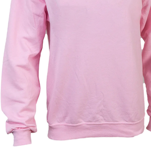 Sudadera de hermandad Rosa bebé, ropa griega personalizada para mujer, Jersey universitario personalizado, diseño bordado o impreso - Product Image 5