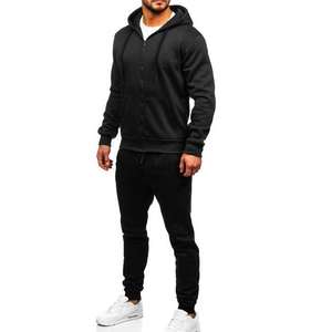 Vente Flash : Survêtement d'hiver pour homme, coupe classique, personnalisé, avec capuche, jogging, design sur mesure, broderie, impression sérigraphique, 100% coton - Product Image 4