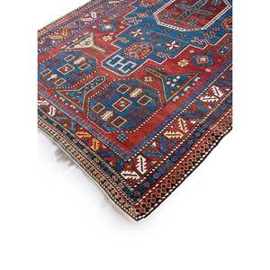 Tapis en laine noués à la main Nuray Jaipur US - Motifs abstraits médaillon rouge orangé pour couloir - Tapis rectangulaire fait main 9x12 pour la maison - Product Image 2