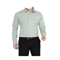 Kemeja Pria 100% Katun Chambray Gaya Safari Kancing Depan Slim Fit Premium Kasual Formal Kerah Turn-down 21 Warna Ramah Lingkungan