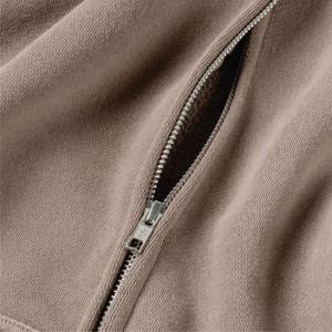 Sweat à capuche à fermeture éclair surdimensionné pour hommes Streetwear d'hiver de haute qualité avec techniques brodées toutes tailles disponibles - Product Image 5