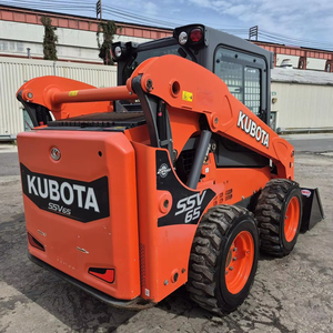 Kubota SSV65 4x4 utilisée Chargeuse compacte à glissement 4 tonnes Charge nominale Godet Mini chargeur Moteur PLC Core Wheel Drive Engrenage de pompe à roulement - Product Image 5