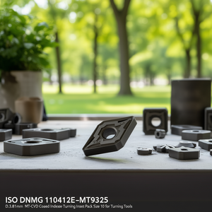 Inserto de Torneado Indexable con Recubrimiento MT-CVD ISO DNMG 110412E-MT9325 D.3.81mm, Paquete de 10 para Herramientas de Torneado - Product Image 3