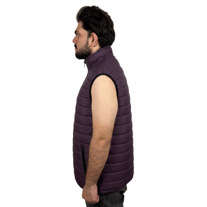 Chaleco Acolchado de Lona con Diseño Nuevo, Ligero, Sin Mangas, Personalizado, Informal, para Hombre, Impermeable, para Invierno - Product Image 3