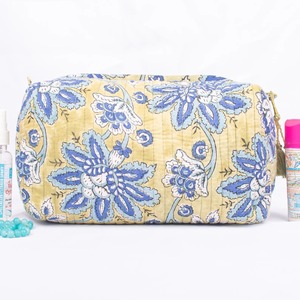 Juego de 3 Estuches de Algodón Acolchado Vintage con Cierre de Cremallera, Resistentes al Agua, Ecológicos, de Gran Capacidad para Maquillaje y Cosméticos - Gratis - Product Image 4