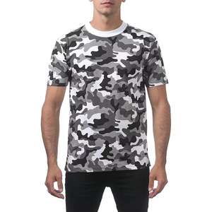 Camiseta para hombre con cuello redondo de manga corta 100% algodón de secado rápido Durable Color sólido 200 gramos tela último diseño para uso al aire libre - Product Image 6