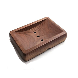 Plateau en bois naturel Portable porte-savon pour salle de bain évier douche cuisine plateau en bambou moderne pour éponges à savon pour hôtels - Product Image 6