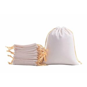 Recyclable Satin and Cotton Printed Velvet <b>Drawstring</b> <b>Bag</b> with Embroidery Logo for Gemstones Necklaces Watches Clothing-1.2KG - Product Image 5