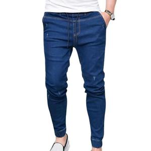 Denim Pencil <b>Jeans</b> Skinny <b>Men</b> Trousers Denim Trousers Pants Plus Size Jogger <b>Elastic</b> <b>Waist</b> Trousers - Product Image 3