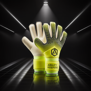 Guantes de portero de cuero de último estilo de alta calidad, Material de transpirable con manejo de pelota de nivel superior con función de corte negativo - Product Image 3