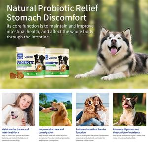 Добавки для ухода за домашними животными, пробиотические жевательные продукты, смешанные пробиотики для собак и кошек, питательные витамины для домашних животных - Product Image 5