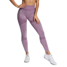 Leggings de yoga en coton pour femmes et hommes, ensemble, côtelé, sans couture, empilés, levage des fesses, design pour le sport, tiktok - Product Image 2