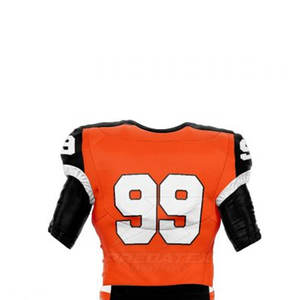 เสื้อกีฬาระบายอากาศสำหรับผู้ใหญ่ชุดอเมริกันฟุตบอลแขนสั้นออกแบบได้ตามต้องการ - Product Image 6