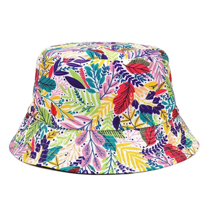 Sombrero de cubo de protección solar de verano para hombres y mujeres, gorra de Panamá con estampado de Hip Hop, Gorros de pesca, sombrero de pescador, ropa de doble cara a la moda - Product Image 2