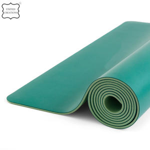 Vente en gros de tapis de yoga en PU avec logo personnalisé, tapis de yoga en caoutchouc naturel de voyage pour enfants et femmes - Product Image 2