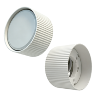 Spot LED Moderne Anti-Éblouissement IP44 à Montage en Saillie GX53 Orientable en Aluminium pour Plafond de Maison, Bureau et Hôtel