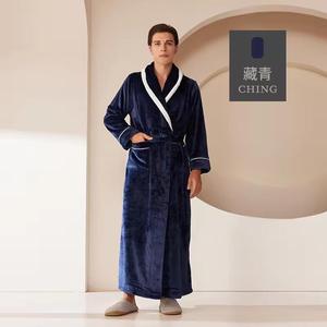 Paquets de couleur personnalisés Logo étendu épaissi chaud séchage rapide surdimensionné femmes peignoir à capuche pour intérieur - Product Image 5