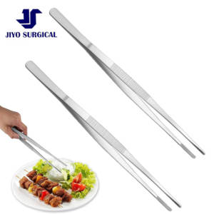 Pinzas de Cocina de Acero Inoxidable de 12 Pulgadas, Pinzas para Emplatar, para Barbacoa, Parrilla, Chef, Utensilios Culinarios - Product Image 5