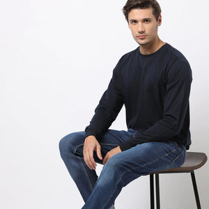 Sweat-shirt à capuche en molleton de coton pour homme, de haute qualité, avec logo personnalisé, col rond, coupe classique, confortable et épais - Product Image 1