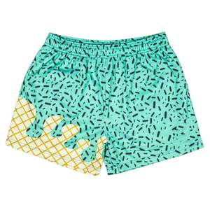 Pantalones Cortos Deportivos Candy para Entrenamiento, Estampados, Personalizados con Nombre/Número, de Secado Rápido, Transpirables, 100% Poliéster - Product Image 2