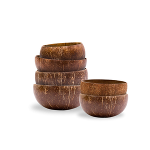 ชามเปลือกมะพร้าวธรรมชาติขายดี ขัดเงาอย่างดี สไตล์ชนบท เป็นมิตรกับสิ่งแวดล้อม ขายส่ง พร้อมช้อนสลักโลโก้ - Product Image 2