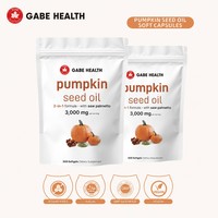 Capsules molles d'huile de graines de citrouille à marque privée ODM pour la santé du système urinaire et de la peau des adultes