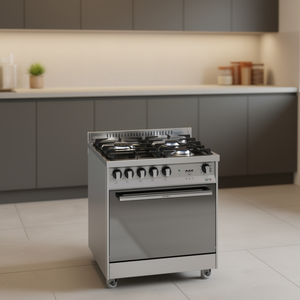 Cucina gas 4 zone Forno a Gas MAXIMA M66GV C Inox Classe A (60x60x90cm) - Product Image 3