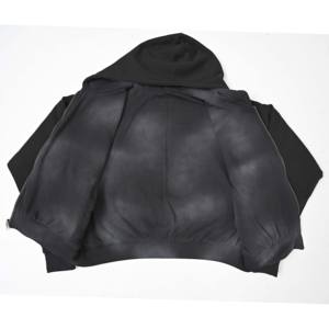 Venta al por mayor de moda personalizada de alta calidad transpirable de gran tamaño liso streetwear unisex peso pesado hombres sudaderas con capucha y sudadera - Product Image 6