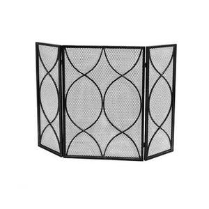 Panneaux de protection contre les flammes en fil de fer de style vintage, écran de protection contre les flammes, maille arquée, protection contre les étincelles, finition noire, style de vie intéressant et élégant - Product Image 5