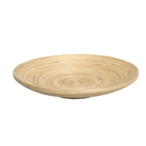 Assiettes jetables écologiques, résistantes, pour dîner, fête, en pulpe de fibres de bambou, biodégradables, en bambou - Product Image 5