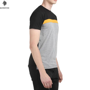 Super grand T-shirt de sonnerie pour hommes personnalisé de haute qualité 100% coton 220 grammes motif solide Streetwear mode épaule sonnerie - Product Image 3