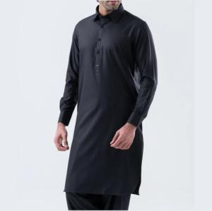 Traje Salwar Kameez para Hombre, Estilo Pakistaní e Indio, Personalizado, de Verano, Poliéster, Formal, Hasta la Rodilla, de Alta Calidad - Product Image 5