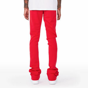 Pantalones acampanados hechos a medida para hombre, fabricante OEM, ajuste a la moda, estilo de pierna ancha, material cómodo, ideal para el uso diario - Product Image 4