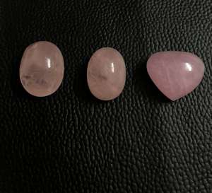 อัญมณีมอร์แกไนต์ธรรมชาติ100% ผสมรูปทรงสีชมพูใสอัญมณีหลวมเหมาะสำหรับการทำเครื่องประดับ - Product Image 3