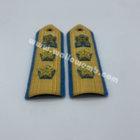 Qualité supérieure personnalisée Brunei Royal Contre-amiral Épaule Board Uniforme Grade Insignia Duty Personal Defence Equipment