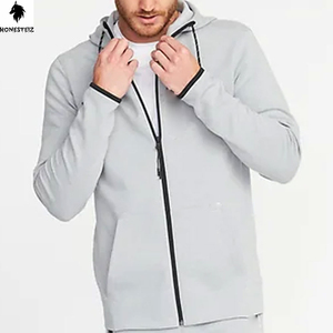 เสื้อมีฮู้ดแบบสวมหัวของผู้ชายผ้าฝ้าย100% ผ้าโพลีเอสเตอร์ผ้าเทอร์รี่ลำลองลวดลายทึบสำหรับฤดูหนาวดีไซน์แบบกำหนดเอง - Product Image 3