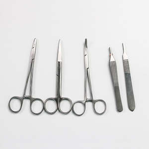 Kit de 5 Instrumentos Quirúrgicos Dentales Manuales de Acero Inoxidable de Alta Calidad con Certificación CE para Sutura y Laceración, Cirugía Médica 2026 - Product Image 2
