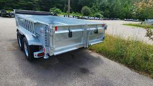 Remorque benne hydraulique d'occasion en excellent état, modèle à échelle escamotable, en promotion au meilleur prix de gros - Product Image 4