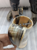 Mug en corne de vache de haute qualité avec fond en bois, fabriqué sur mesure, mug à boire en corne de vache viking, sans danger pour les aliments, aux prix les plus bas