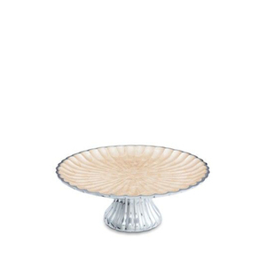 Soporte de pastel de boda personalizado tamaño mediano con cubiertos elegantes diseño clásico de aluminio para soporte de servicio de chocolate de La India - Product Image 4