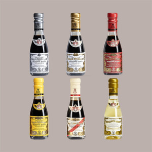 Giusti Modena - Juego de 6 Botellas de Vinagre Balsámico de Lujo en Caja de Regalo con Relieve, 100 ml - Product Image 4