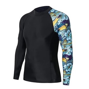 Rashguard de Jiu Jitsu No-Gi |   Camiseta de Compresión Ecológica de Secado Rápido y Transpirable de Manga Larga en Spandex/Poliéster |   OEM Personalizable - Product Image 5