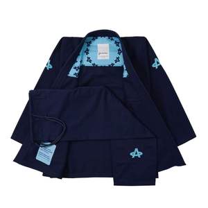 Kimono de Jiu Jitsu Ligero para Competición, 380 GSM, Tejido Pearl Weave, Logotipo Personalizado Bordado y Colores, Fabricante OEM - Product Image 2