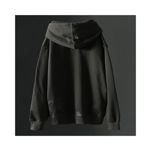 Sweat à capuche en coton et polyester léger de haute qualité, vêtements de rue pour hommes personnalisés, sweats à capuche décontractés avec logo OEM - Product Image 2