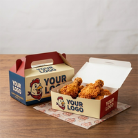 Boîte à repas Happy Meal personnalisée pour enfants, emballage en carton alimentaire portable, Caja Feliz