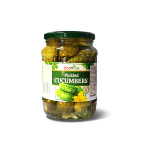 ECOVITA Concombre mariné bébé avec pot Mason de 720ml SAISON DE CONCOMBRE À VENIR Top Qualité Prix Bas Fabriqué au Vietnam - Product Image 1