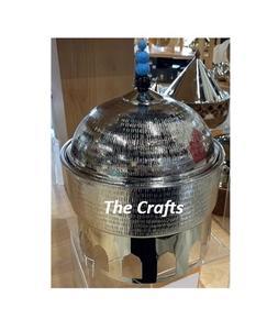 Plato de frotamiento de acero inoxidable de diseño fantástico en vajilla de Hotel de Color plateado plato de frotamiento calentador de alimentos - Product Image 3